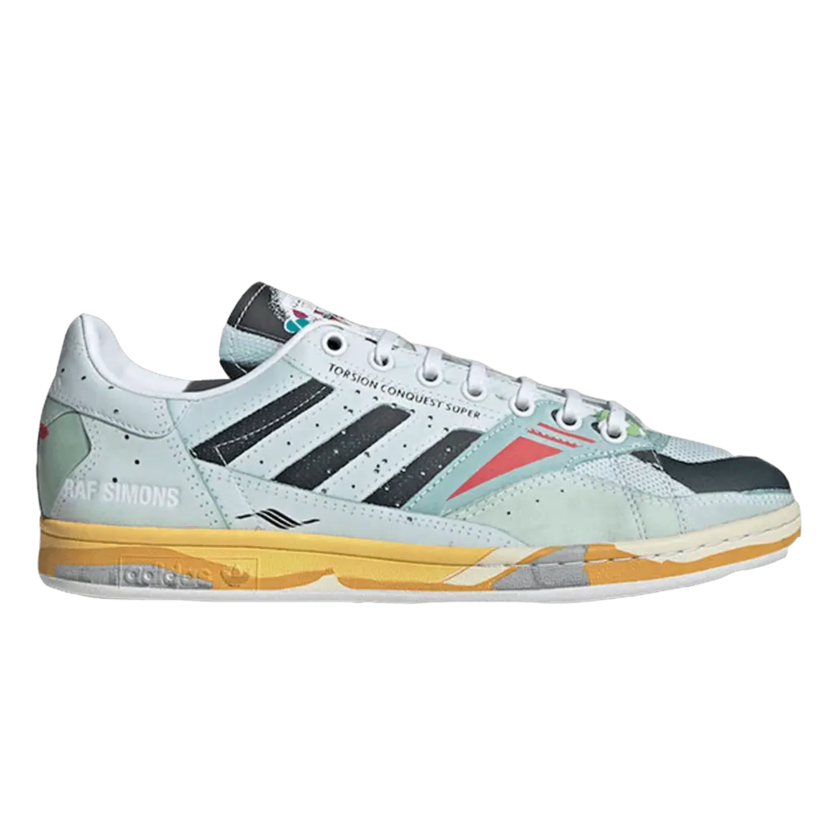 adidas Torsion Stan Smith Raf Simons White Black Grey EE7953