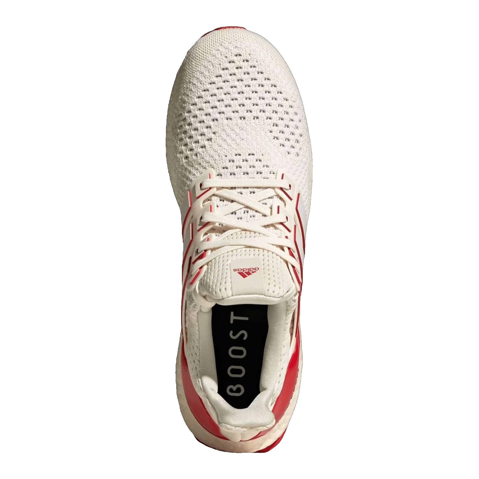 adidas Ultra Boost 1.0 Chalk White Scarlet Oben JR3149