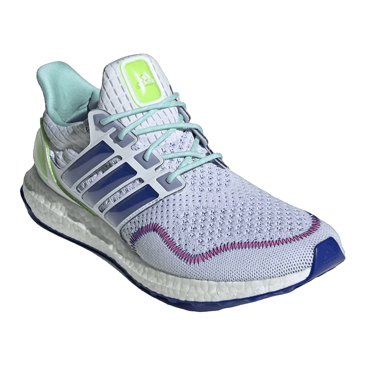 adidas Ultra Boost 1.0 Cloud White Lucid Blue Lucid Lemon Side ID0145