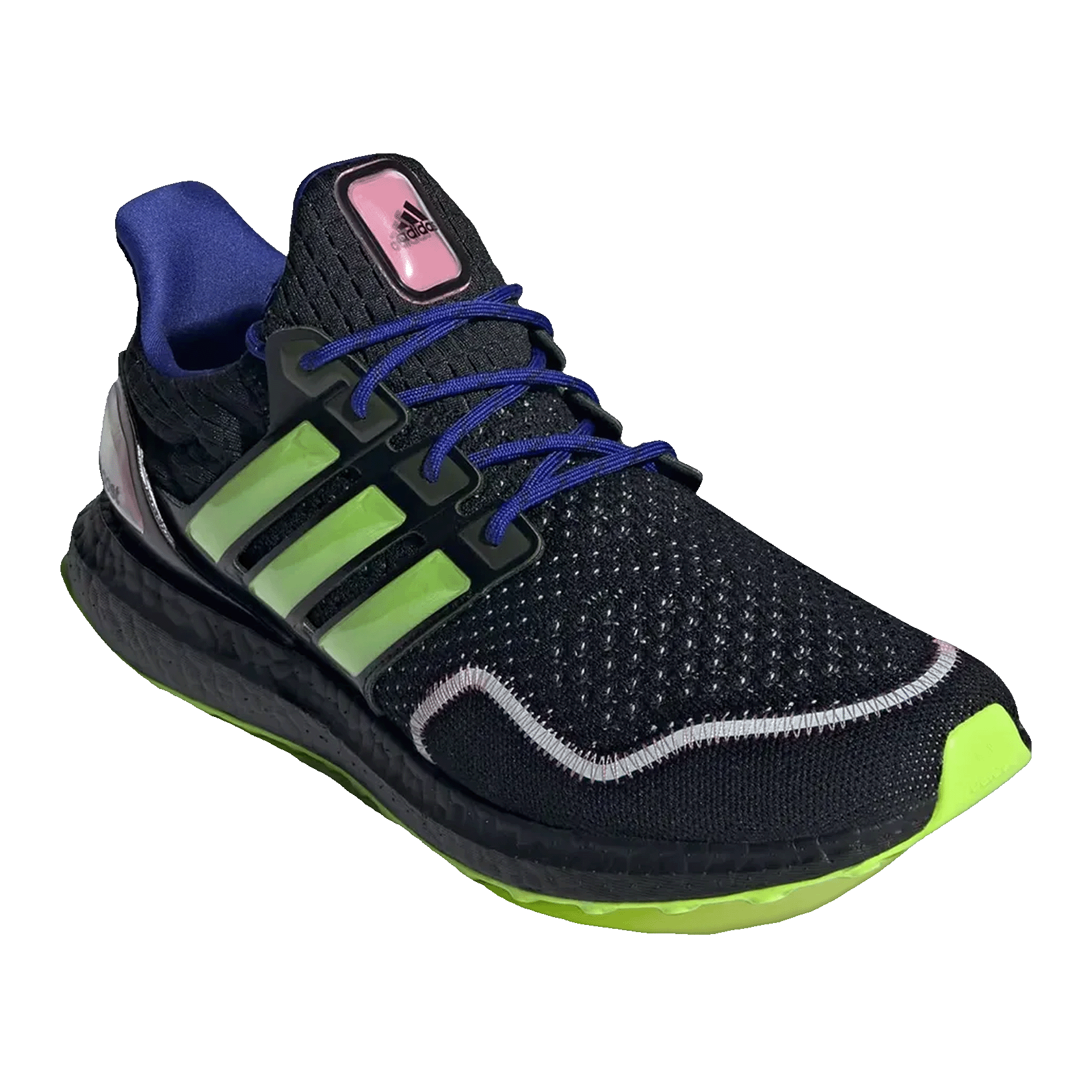 adidas Ultra Boost 1.0 Core Black Lucid Lemon Bliss Pink Side ID0144