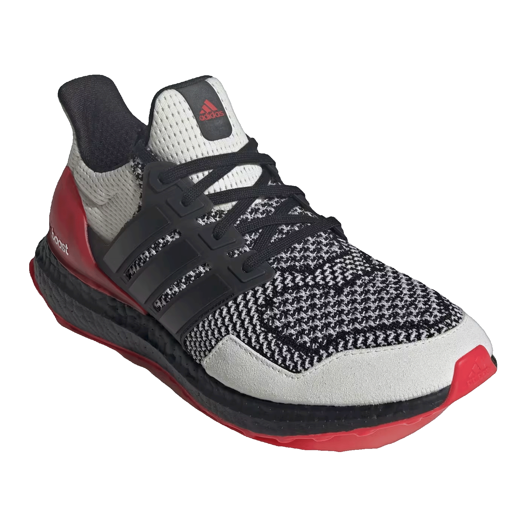 adidas Ultra Boost 1.0 Crystal White Core Black Better Scarlet Side JQ0826