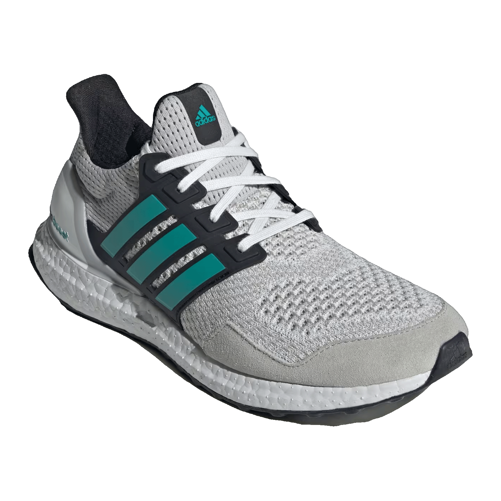 adidas Ultra Boost 1.0 Crystal White Pure Teal Grey Two Side JQ0823
