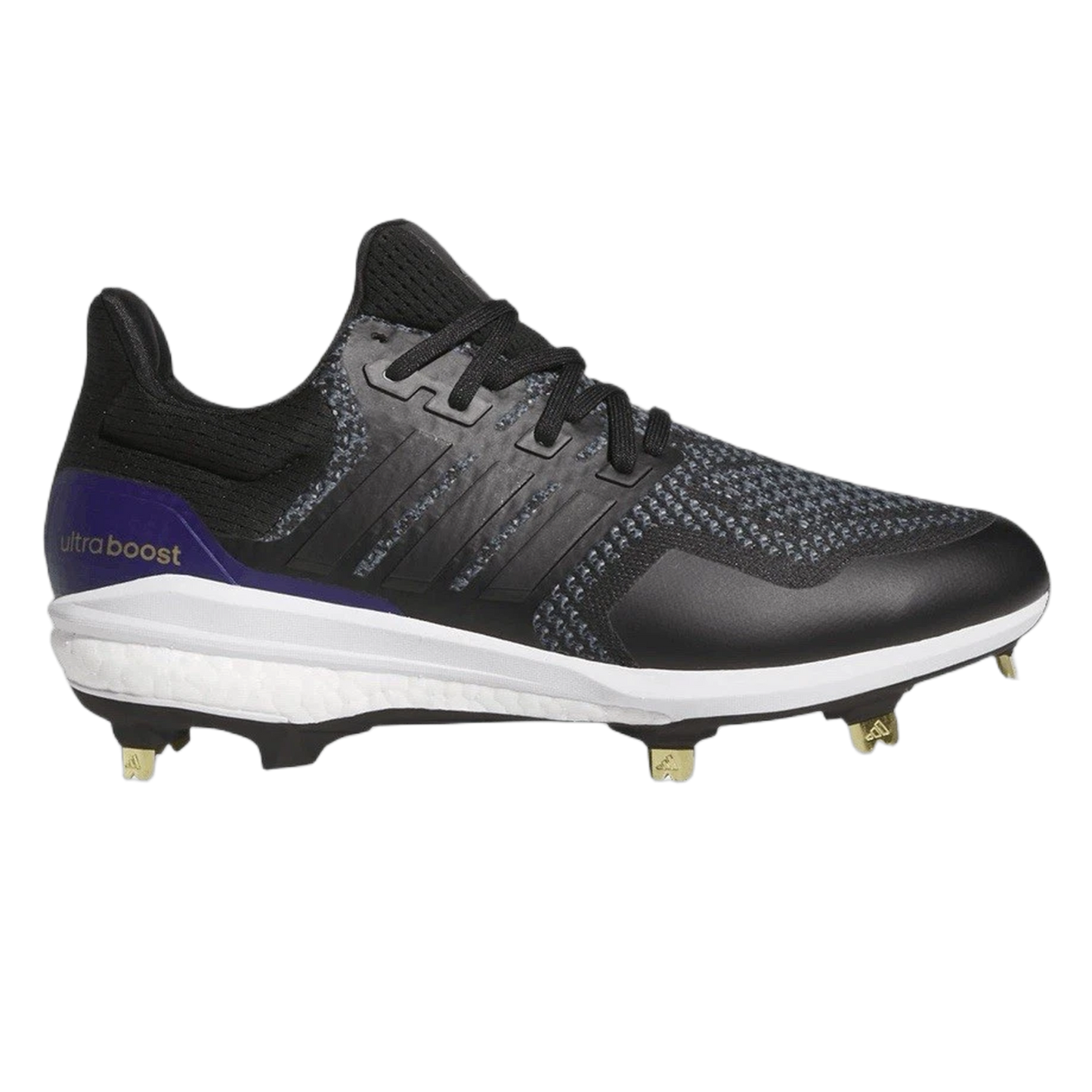 adidas Ultra Boost 1.0 DNA Dugout Cleats OG Black Gold Purple IH5206