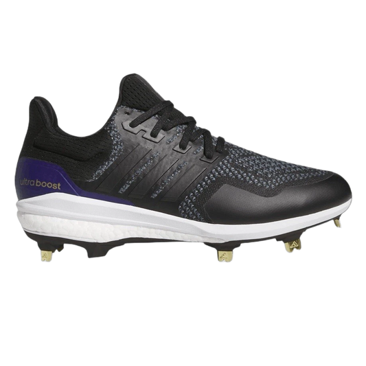 adidas Ultra Boost 1.0 DNA Dugout Cleats OG Black Gold Purple IH5206