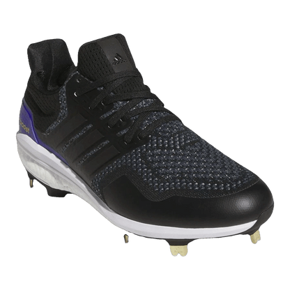 adidas Ultra Boost 1.0 DNA Dugout Cleats OG Black Gold Purple Side IH5206