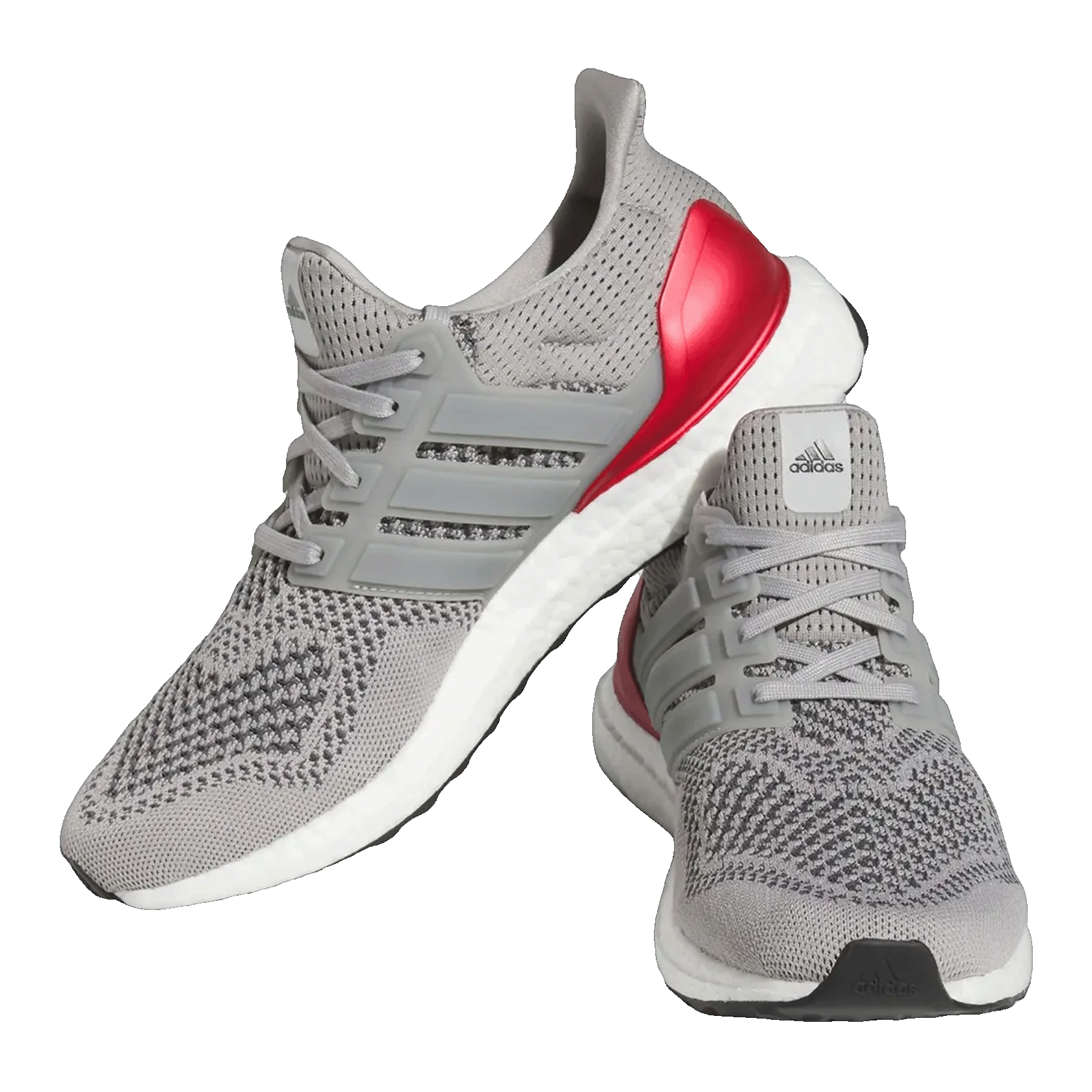 adidas Ultra Boost 1.0 DNA Grey Scarlet Side HR0062