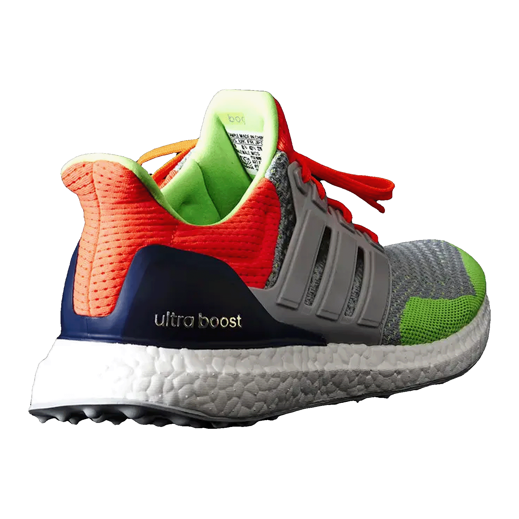 adidas Ultra Boost 1.0 Kolor Grey Solar Orange Back AF6219