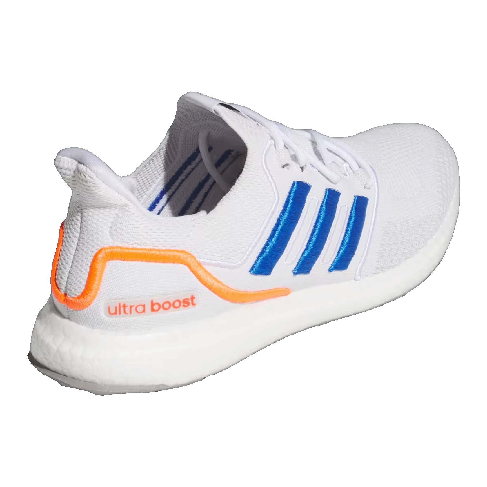 adidas Ultra Boost 1.0 Lower Carbon Footprint Cloud White Bright Royal Solar Red Back IE8304