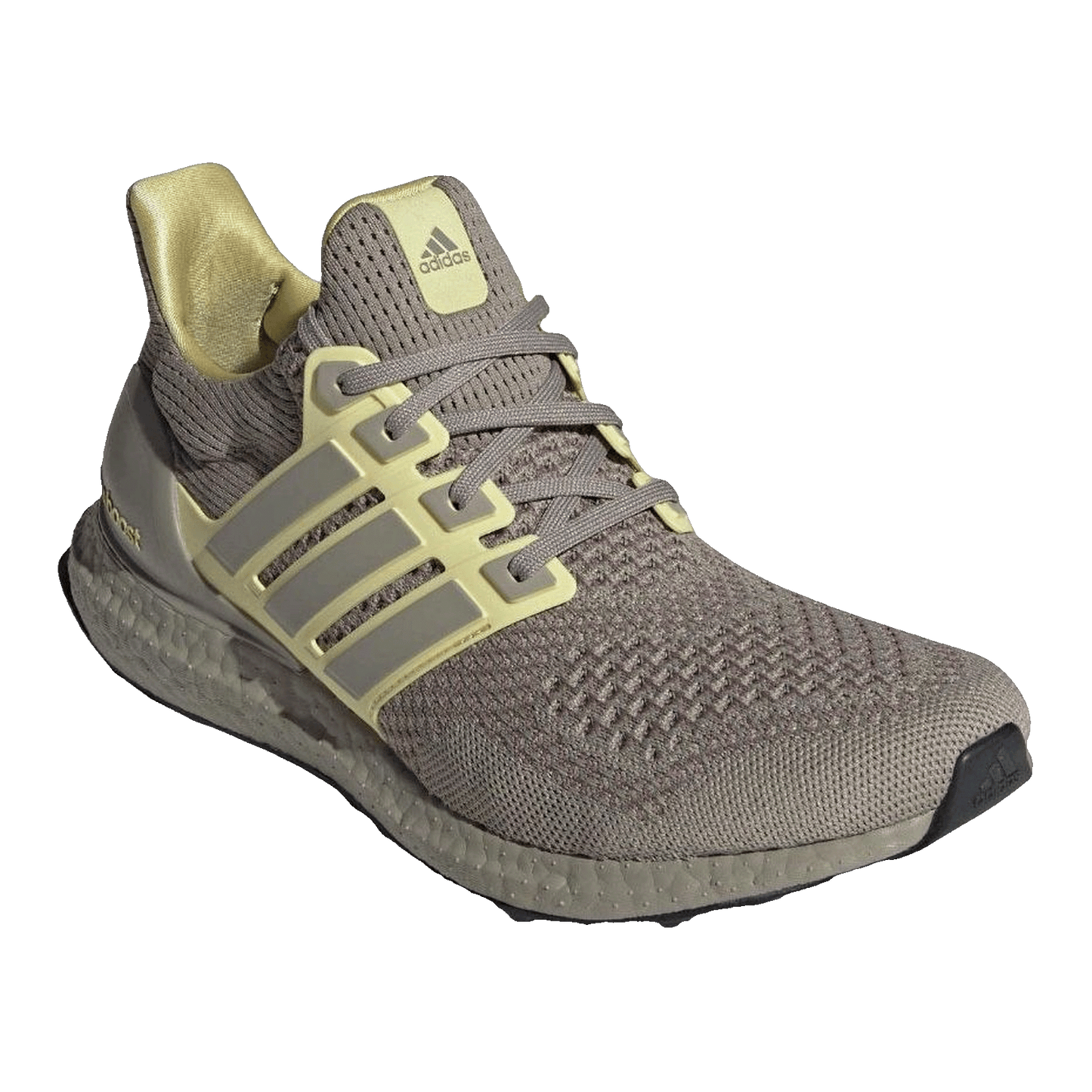 adidas Ultra Boost 1.0 Putty Beige Powder Yellow Core Black Side JR3370