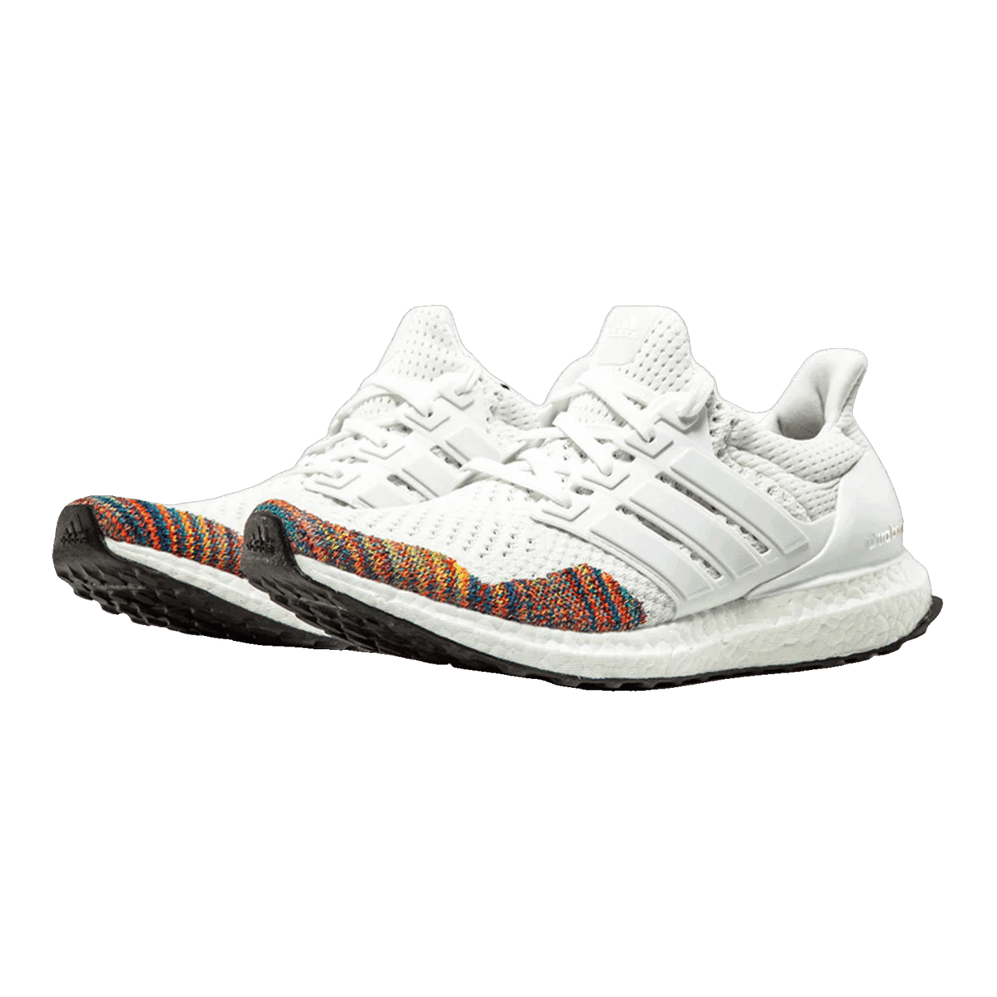 adidas Ultra Boost 1.0 White Rainbow Side AQ5558