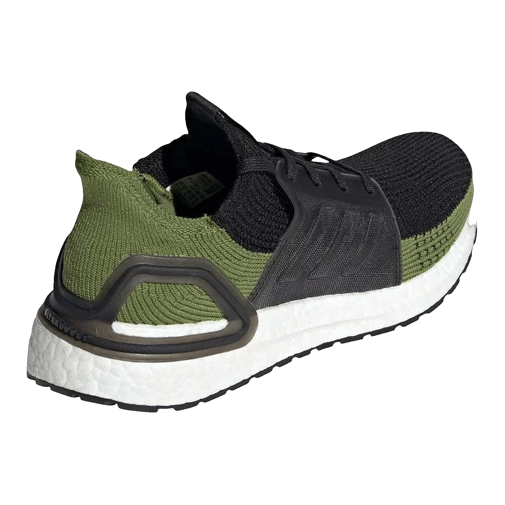 adidas Ultra Boost 19 Black Tech Olive Back G27511