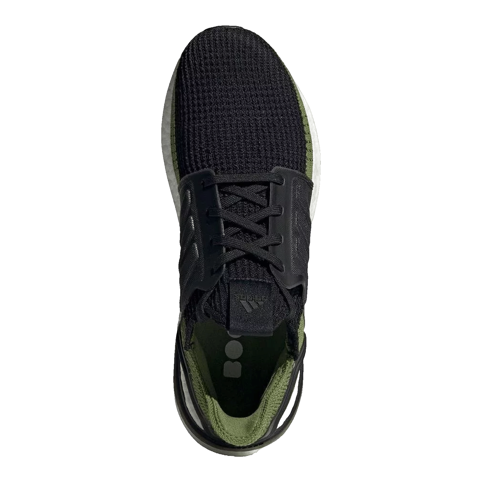 adidas Ultra Boost 19 Black Tech Olive Oben