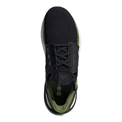 adidas Ultra Boost 19 Black Tech Olive Oben