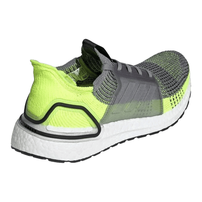 adidas Ultra Boost 19 Grey Yellow Back EF1343