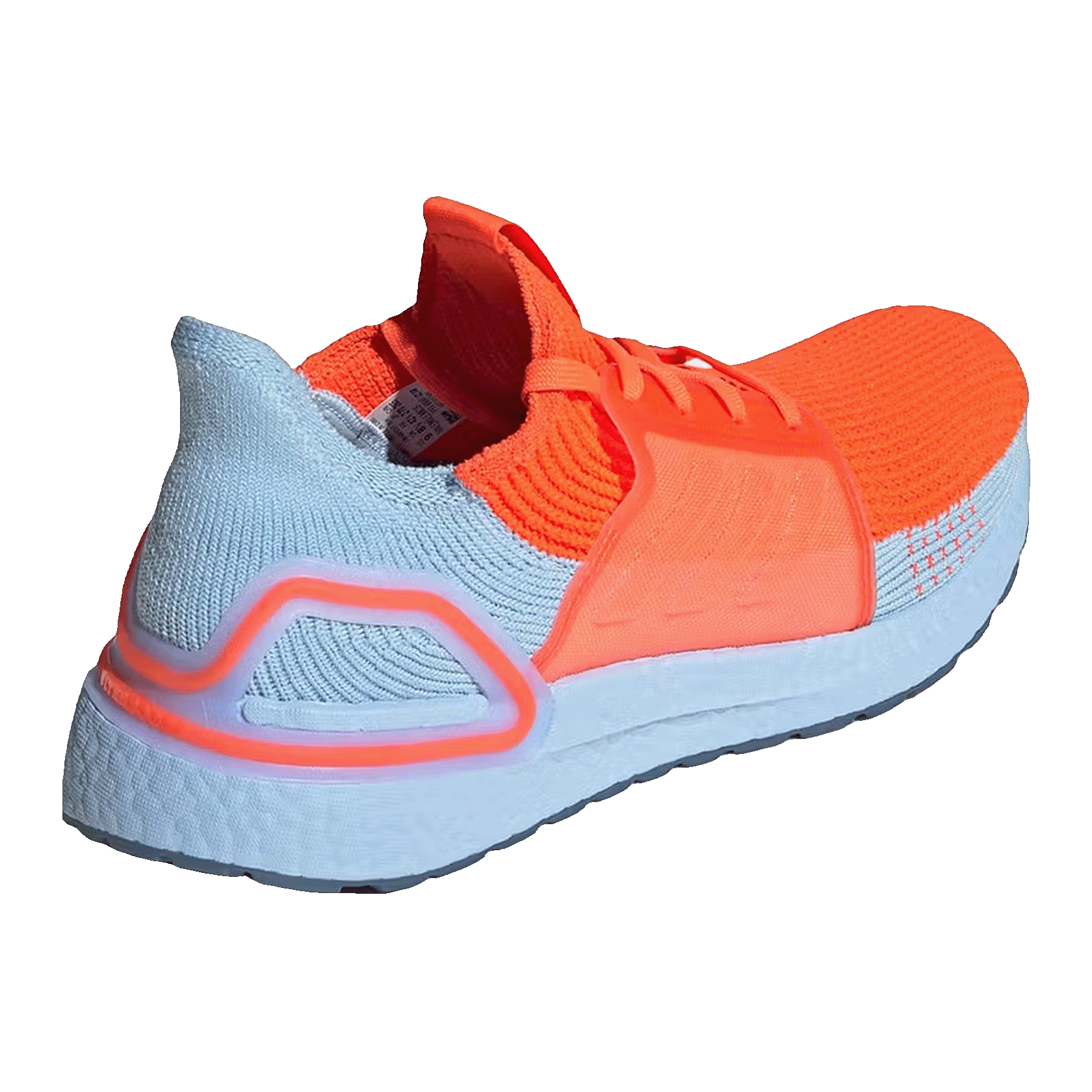 adidas Ultra Boost 19 Solar Red Glow Blue Back G27505