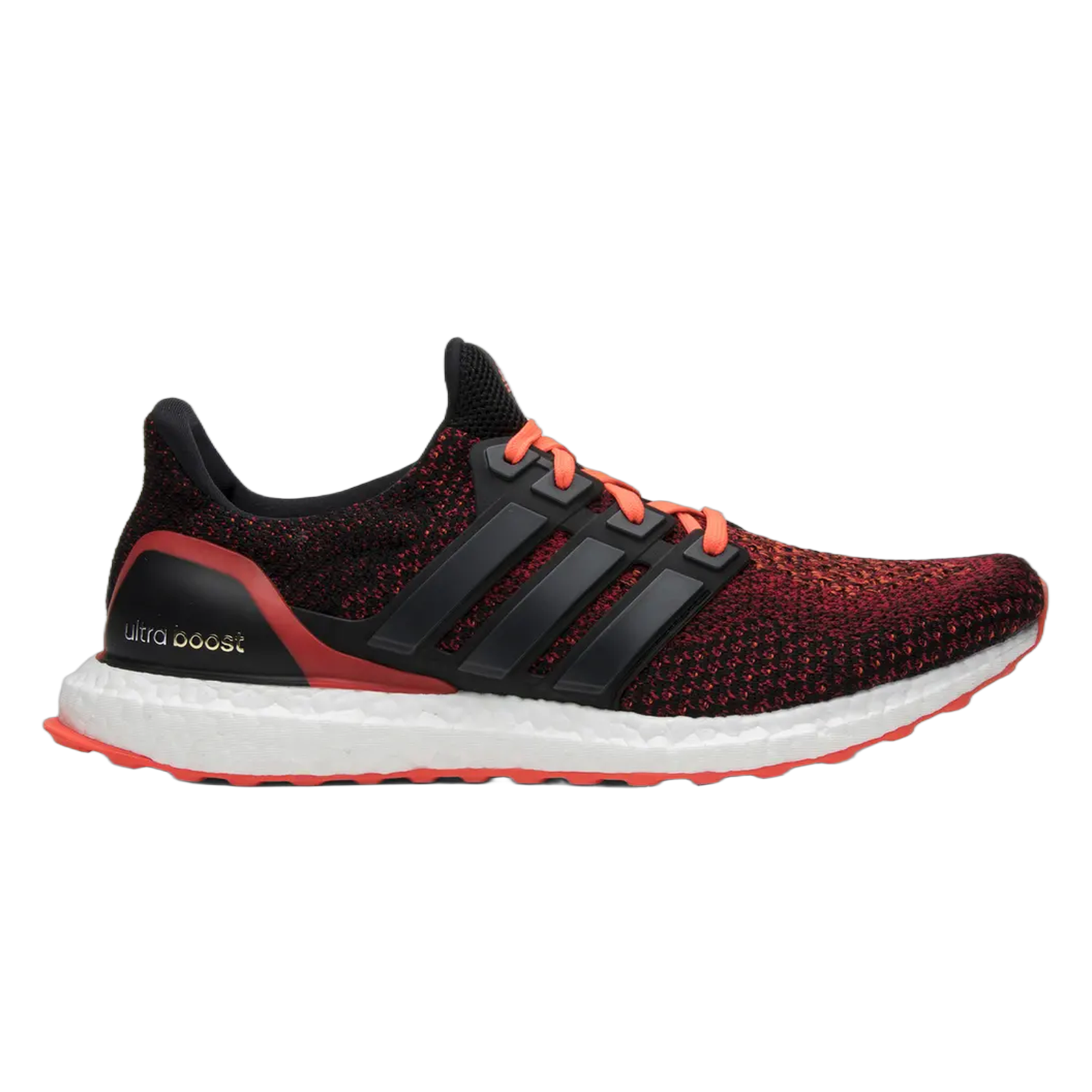 adidas Ultra Boost 2.0 Core Black Solar Red AQ5930
