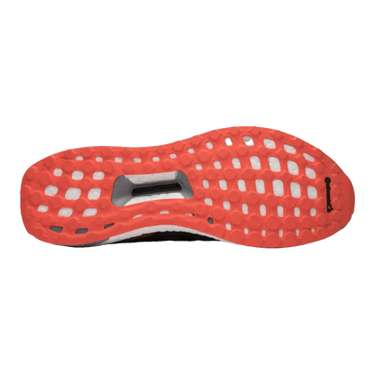 adidas Ultra Boost 2.0 Core Black Solar Red Sohle AQ5930