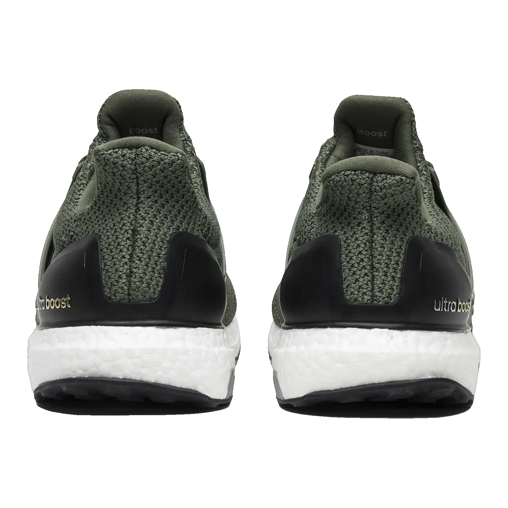 adidas Ultra Boost 2.0 Merino Wool Base Green Olive Back BB6055