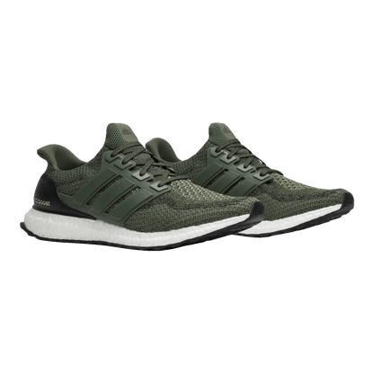 adidas Ultra Boost 2.0 Merino Wool Base Green Olive Side BB6055