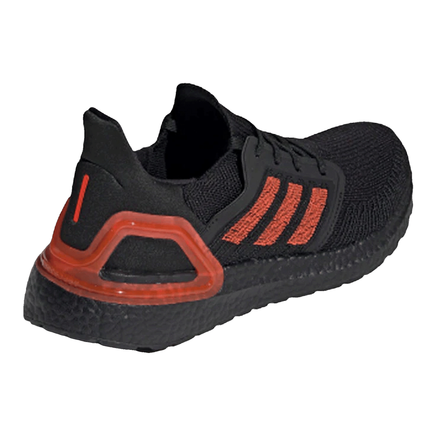 adidas Ultra Boost 20 Black Solar Red Back