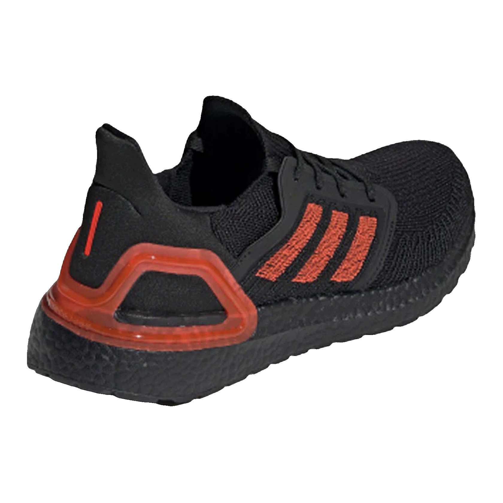 adidas Ultra Boost 20 Black Solar Red Back