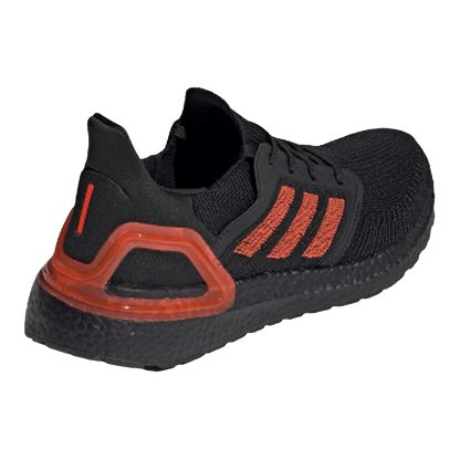 adidas Ultra Boost 20 Black Solar Red Back