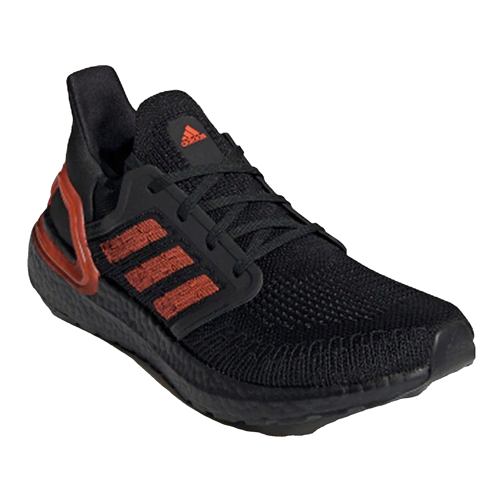 adidas Ultra Boost 20 Black Solar Red Side EG0698