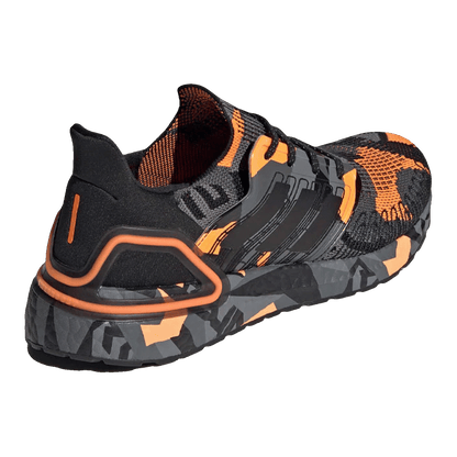 adidas Ultra Boost 20 Geometric Pack Black Signal Orange Back