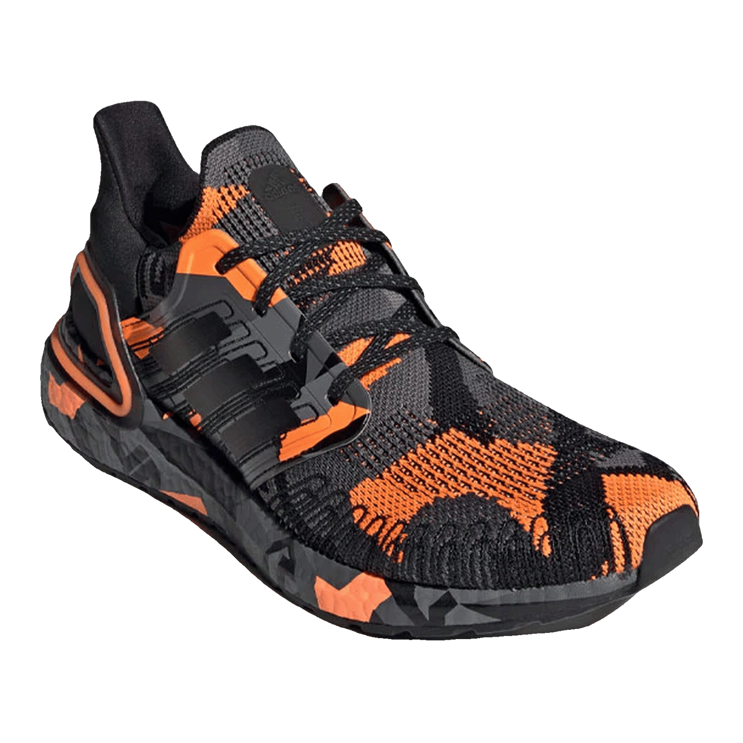 adidas Ultra Boost 20 Geometric Pack Black Signal Orange Side FV8330
