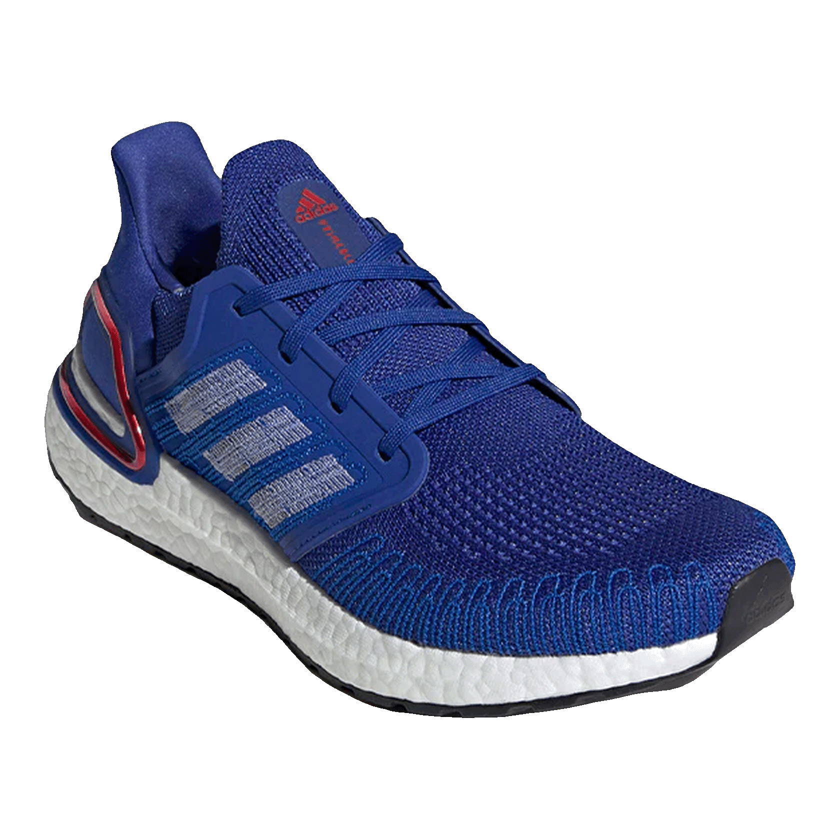 adidas Ultra Boost 20 Royal Blue Scarlet Side EG0758