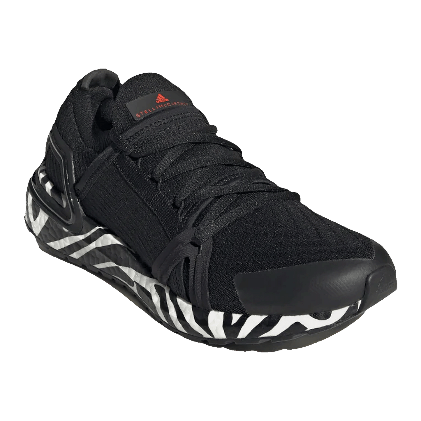 adidas Ultra Boost 20 Stella McCartney Core Black Active Orange Cloud White (W) Side GY6060