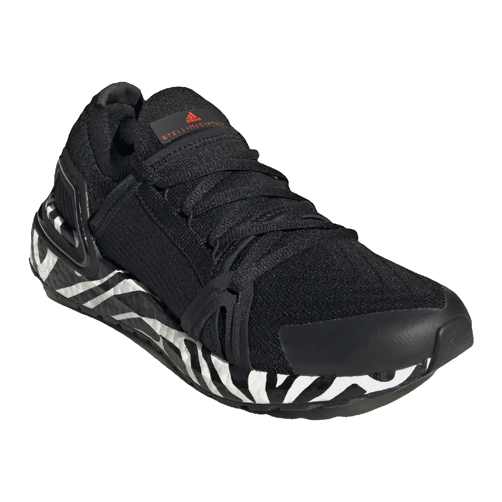 adidas Ultra Boost 20 Stella McCartney Core Black Active Orange Cloud White (W) Side GY6060