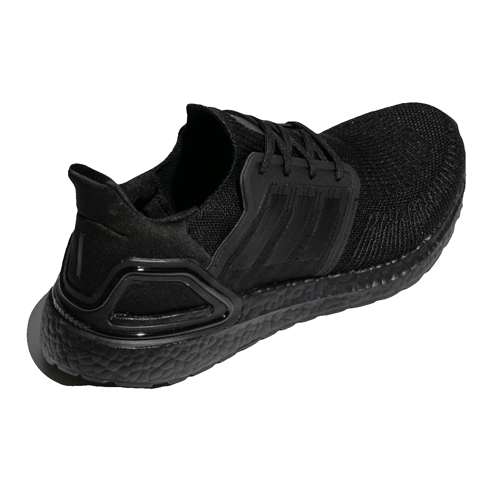 adidas Ultra Boost 20 Triple Black Red Fluo Back G55816