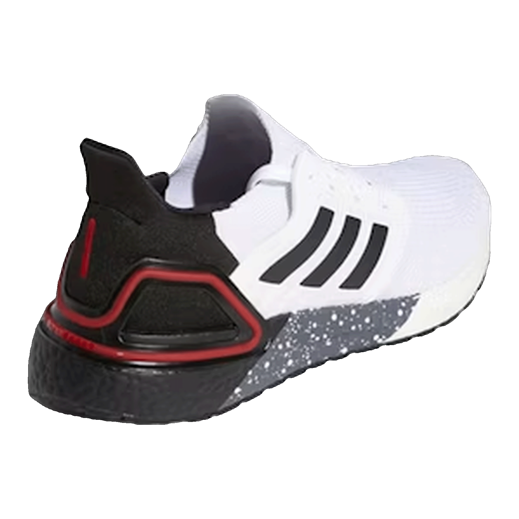 adidas Ultra Boost 20 White Scarlet Back
