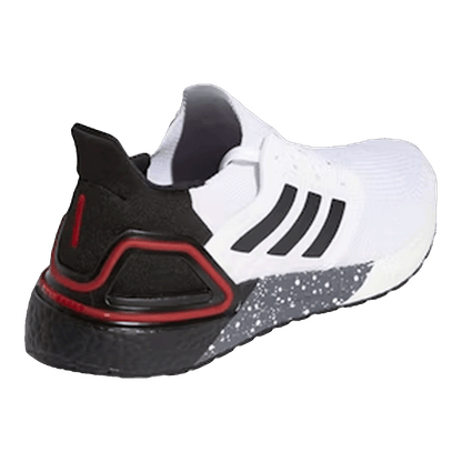 adidas Ultra Boost 20 White Scarlet Back