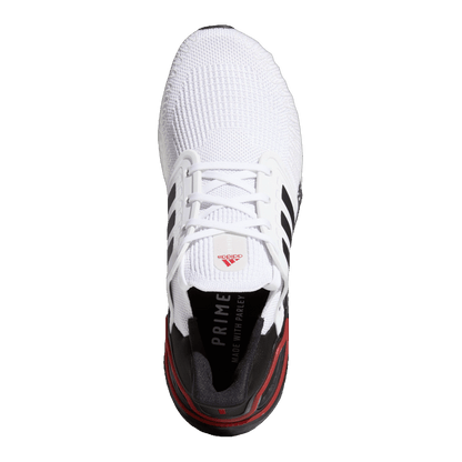 adidas Ultra Boost 20 White Scarlet Oben
