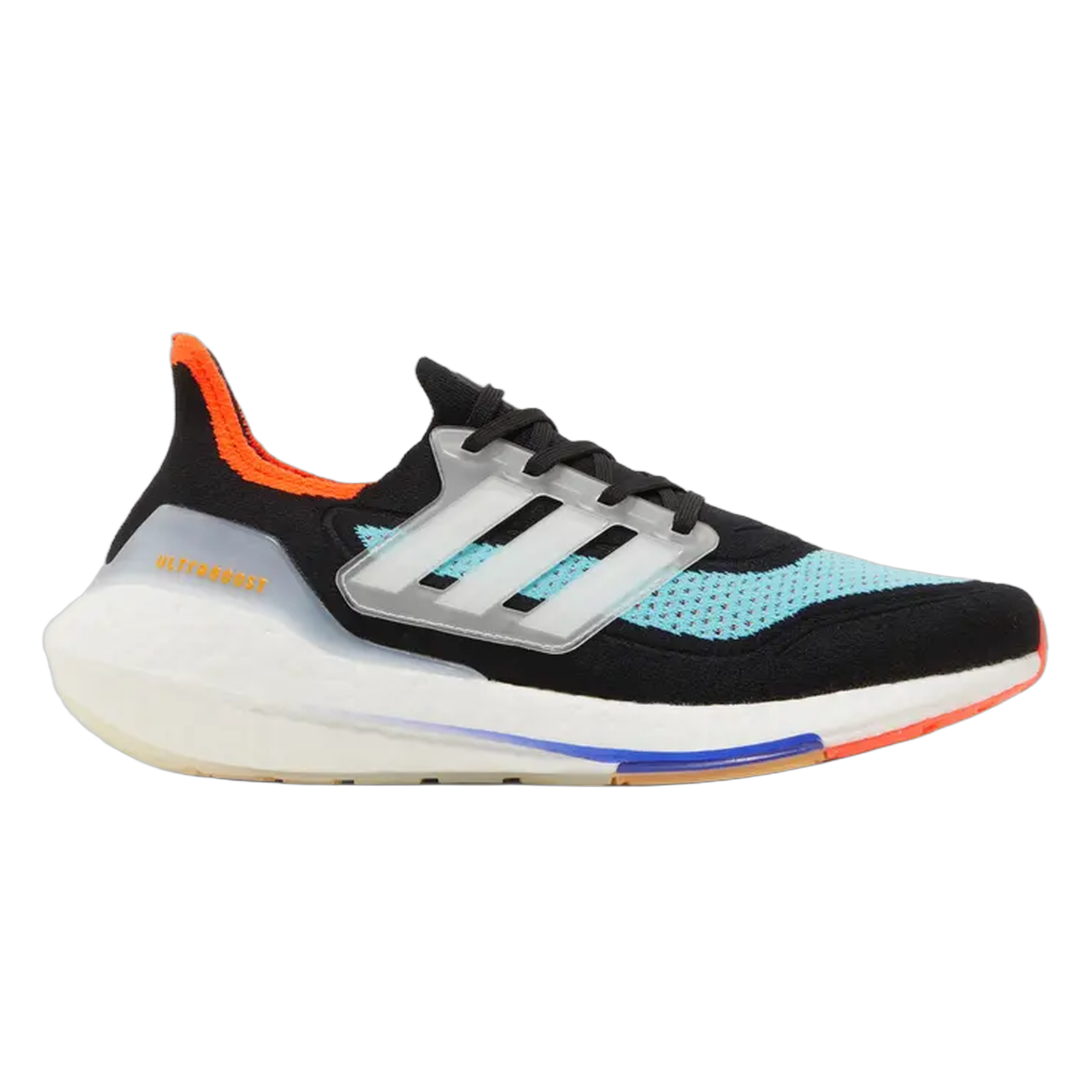 adidas Ultra Boost 21 Black Pulse Aqua S23867