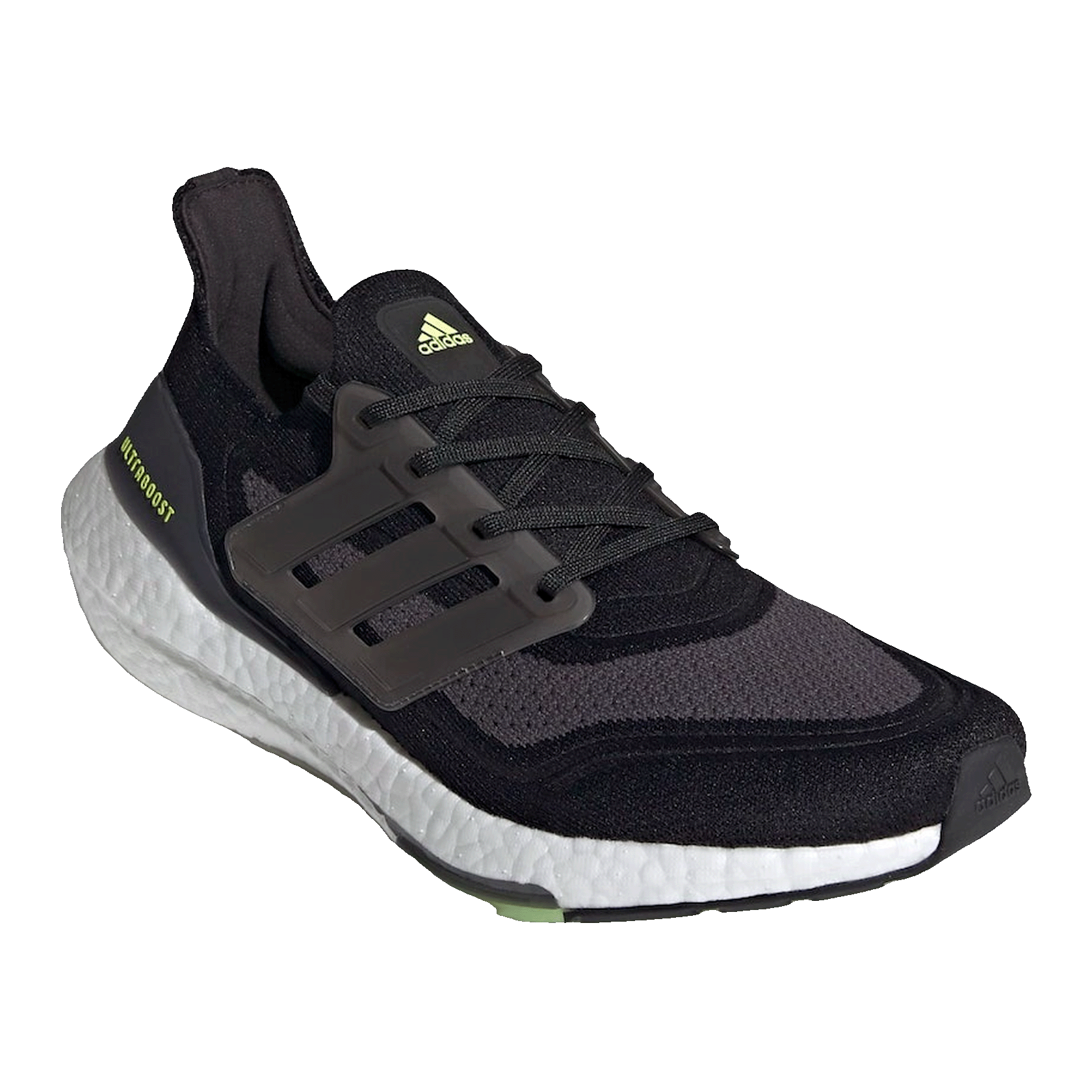 adidas Ultra Boost 21 Black Solar Side FY0374