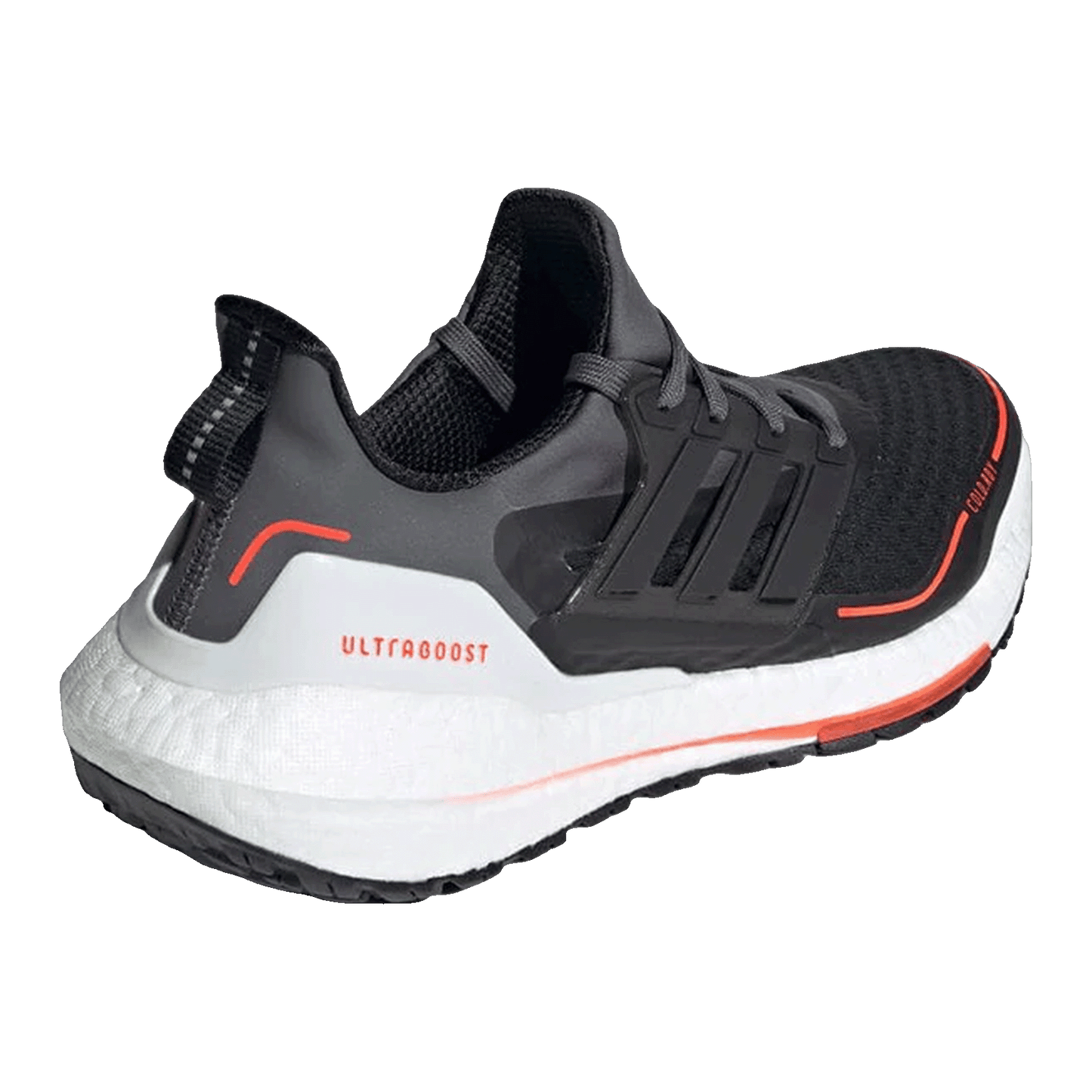 adidas Ultra Boost 21 Cold.RDY Grey Black Solar Red Back GV7122