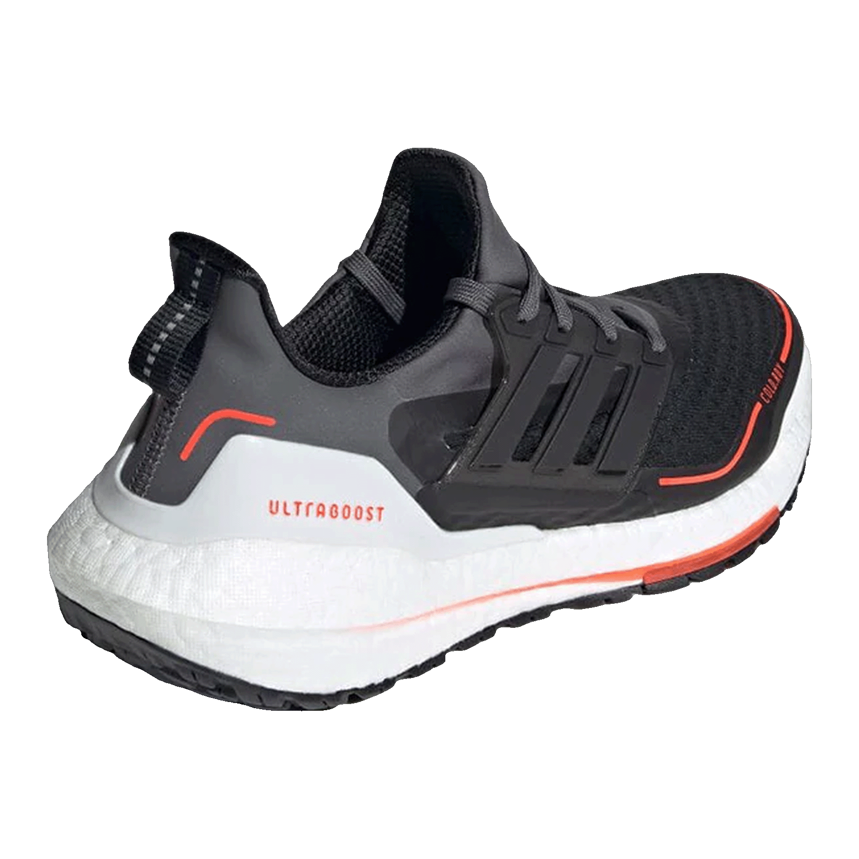 adidas Ultra Boost 21 Cold.RDY Grey Black Solar Red Back GV7122