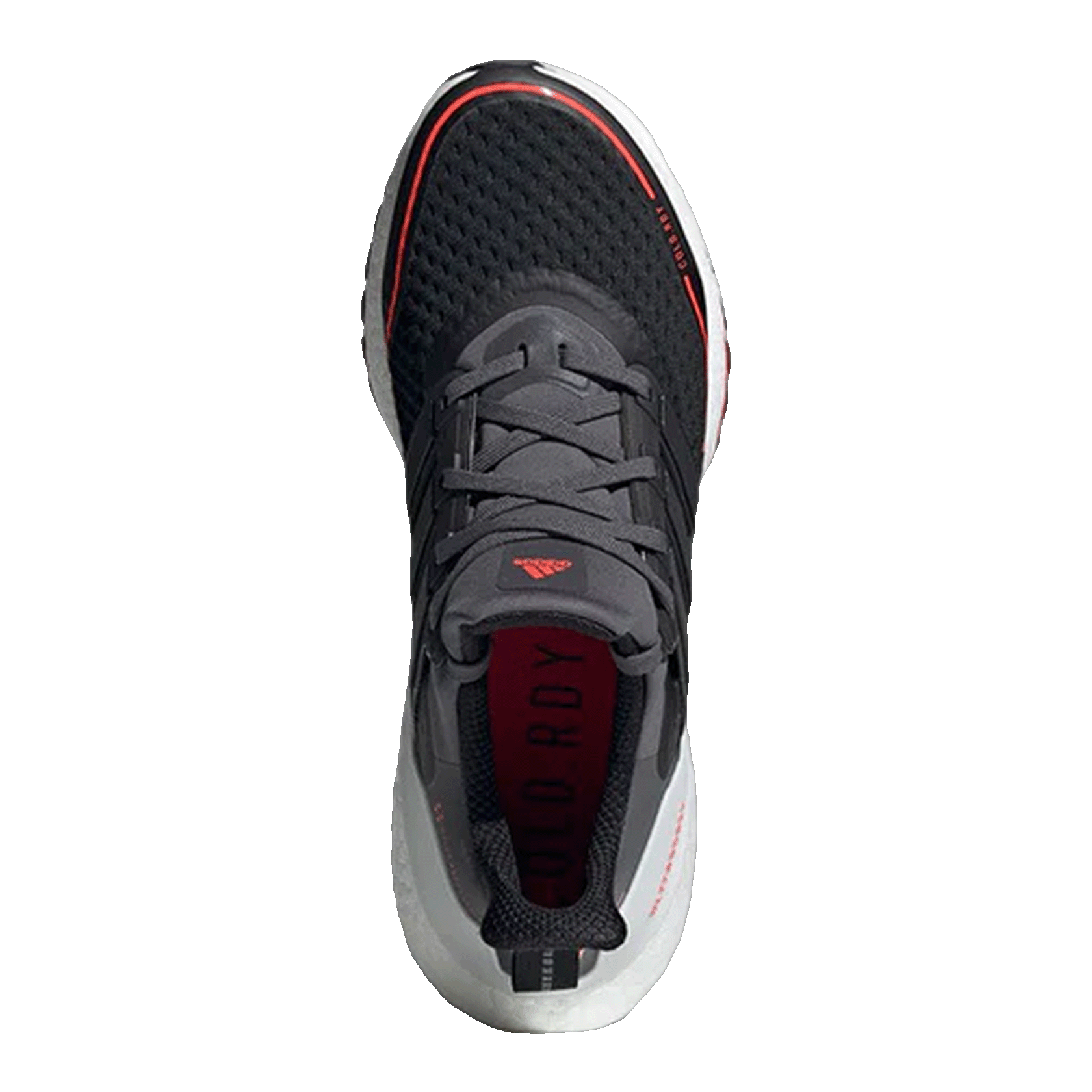 adidas Ultra Boost 21 Cold.RDY Grey Black Solar Red Oben