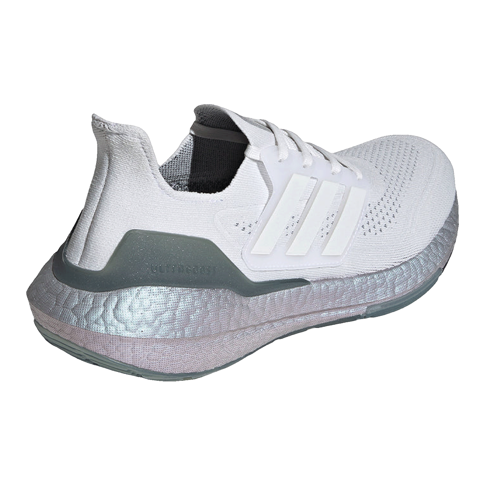 adidas Ultra Boost 21 Crystal White Hazy Green Back