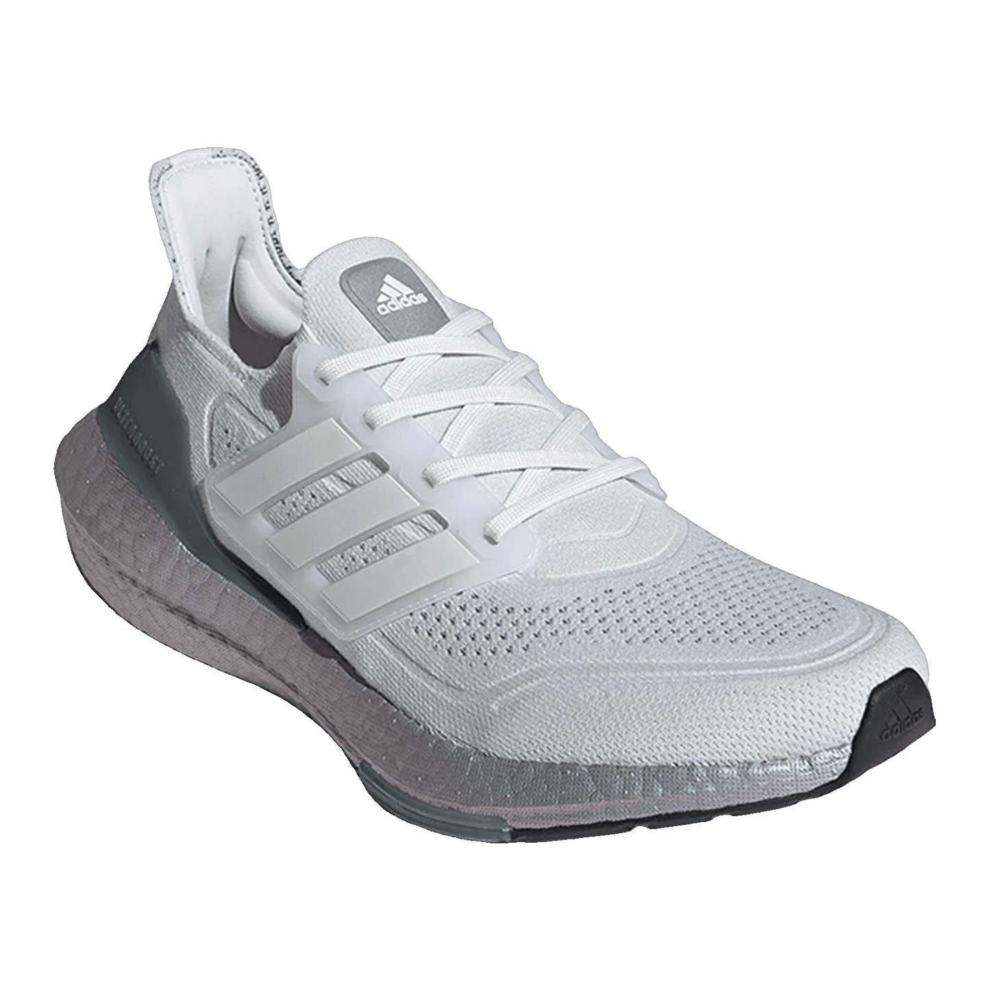 adidas Ultra Boost 21 Crystal White Hazy Green Side FY0383