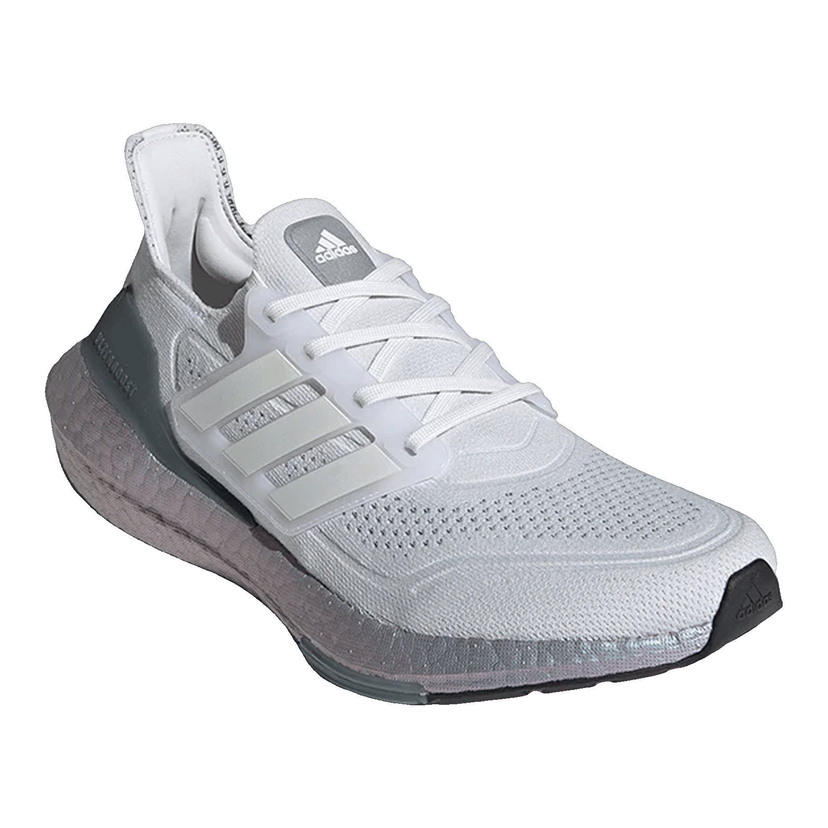 adidas Ultra Boost 21 Crystal White Hazy Green Side FY0383