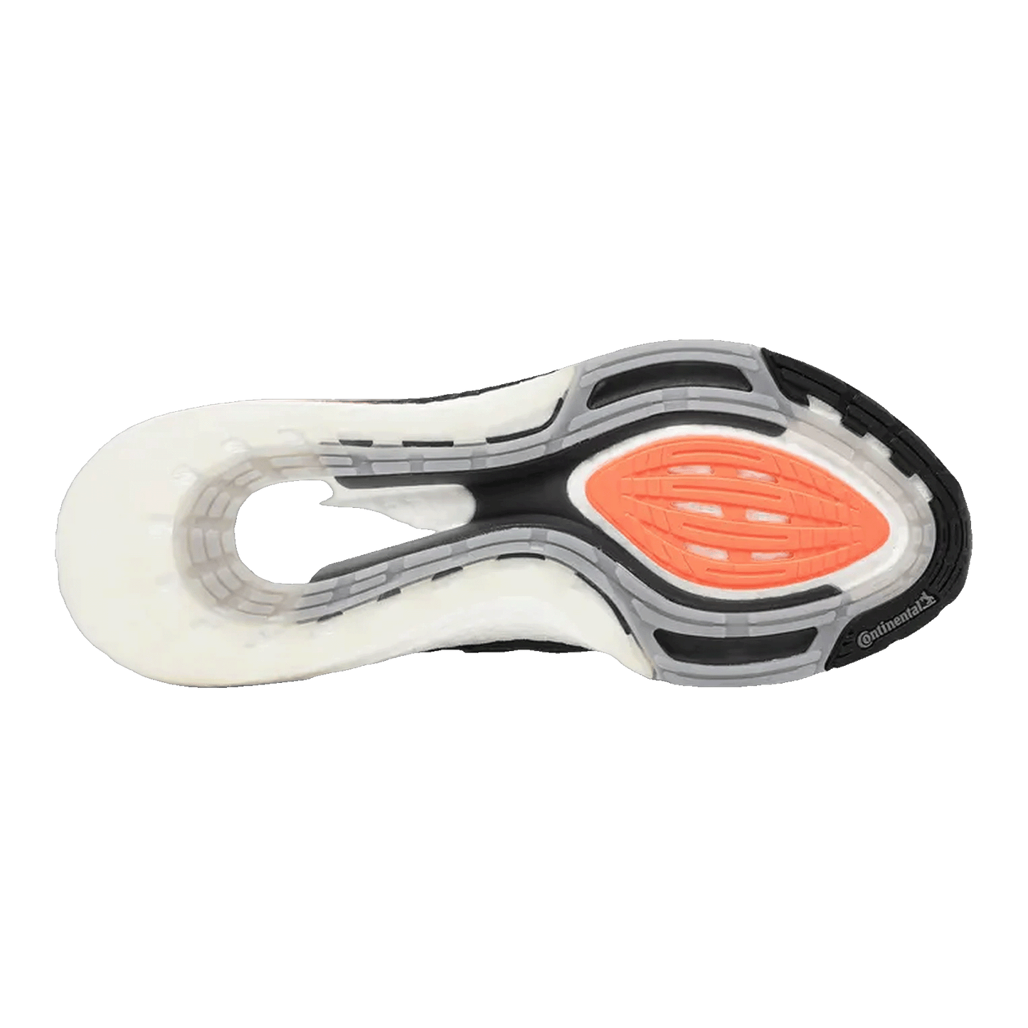 adidas Ultra Boost 21 Grey Screaming Orange Sohle