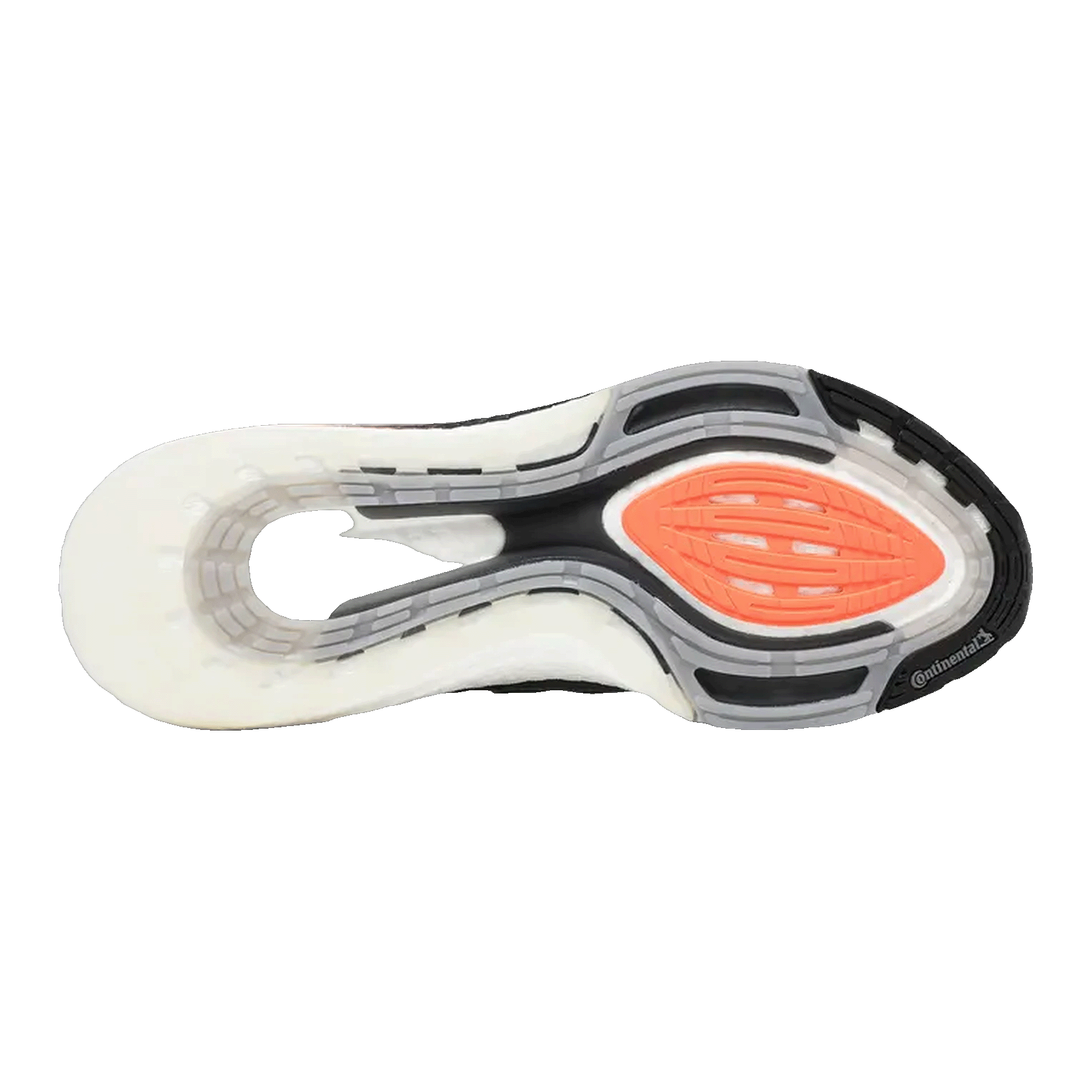 adidas Ultra Boost 21 Grey Screaming Orange Sohle
