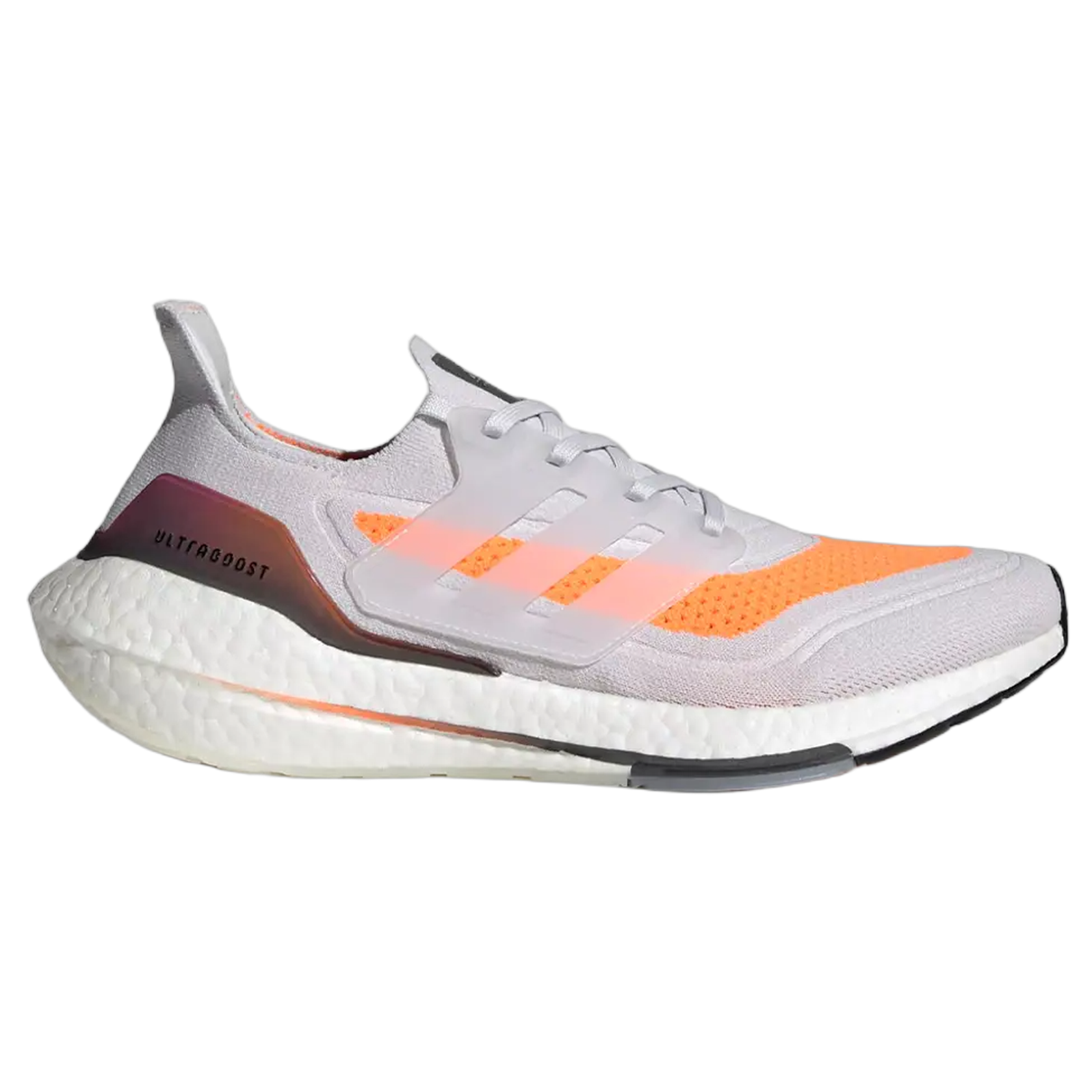 adidas Ultra Boost 21 Grey Screaming Orange (W) FY0397