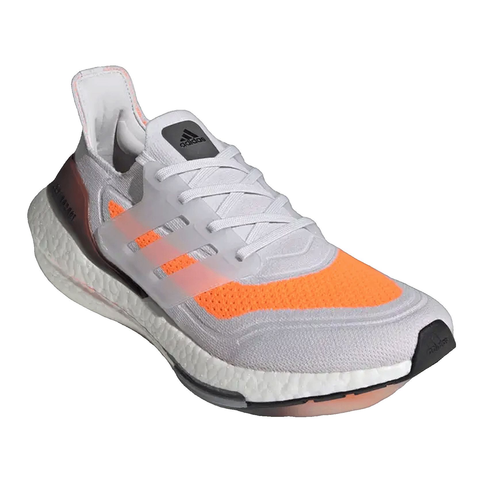 adidas Ultra Boost 21 Grey Screaming Orange (W) Side FY0397