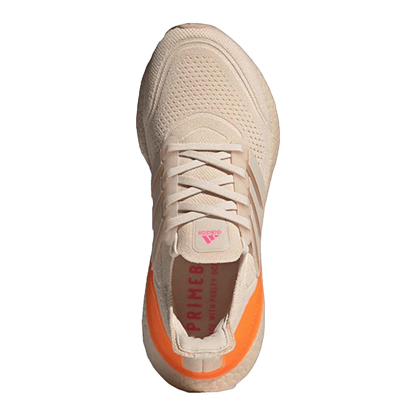 adidas Ultra Boost 21 Halo Ivory Ultra Pop (W) Oben FZ1919