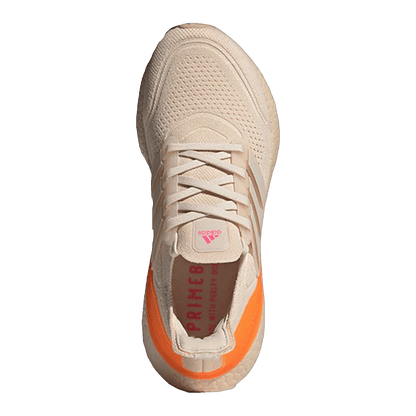 adidas Ultra Boost 21 Halo Ivory Ultra Pop (W) Oben FZ1919